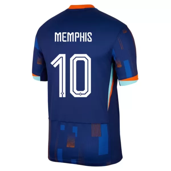 Nederland Memphis 10 Shirt Heren Uit EK 2024