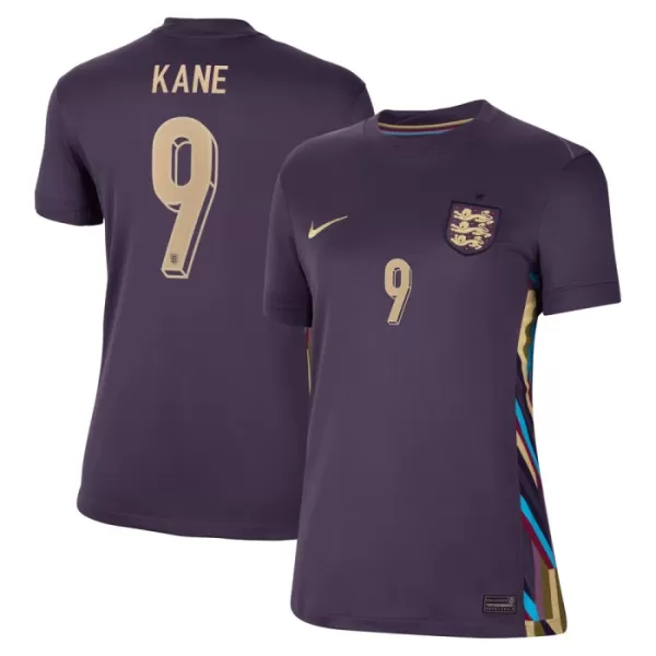 Engeland Kane 9 Shirt Dames Uit EK 2024