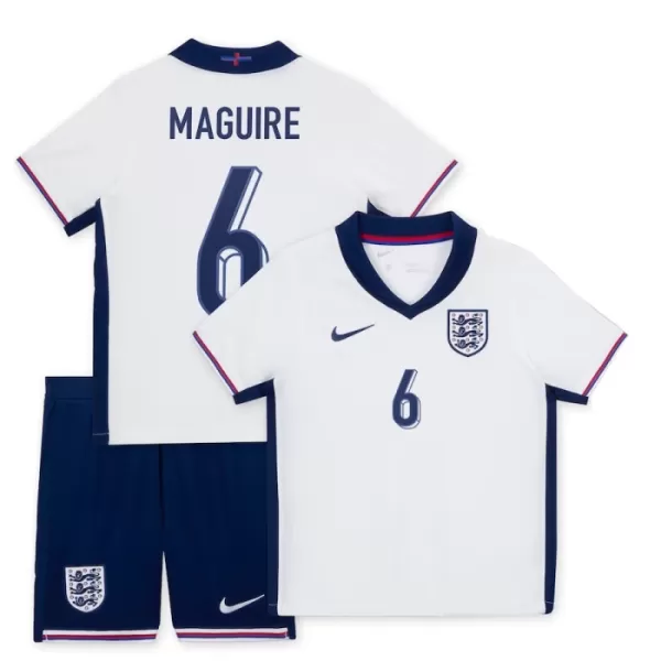 Engeland Maguire 6 Tenue Kind Thuis EK 2024