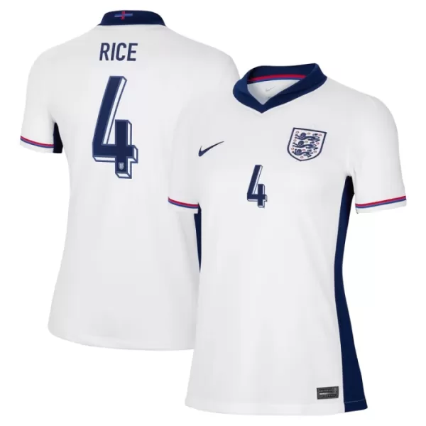 Engeland Rice 4 Shirt Dames Thuis EK 2024