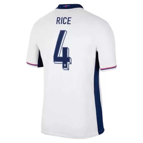 Engeland Rice 4 Shirt Heren Thuis EK 2024