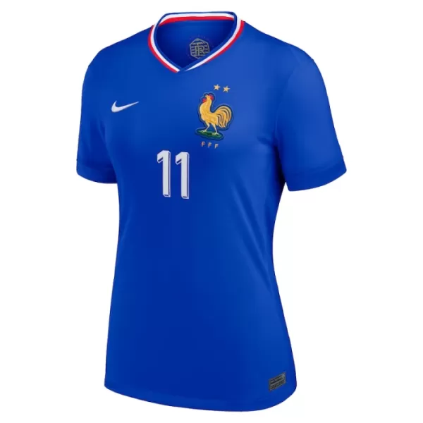 Frankrijk Dembele 11 Shirt Dames Thuis EK 2024