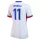 Frankrijk Dembele 11 Shirt Dames Uit EK 2024