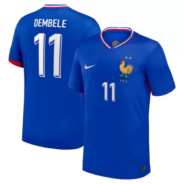 Frankrijk Dembele 11 Shirt Heren Thuis EK 2024