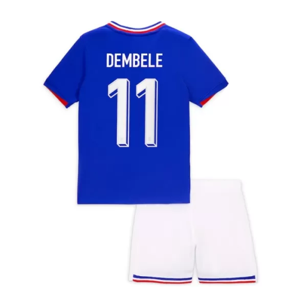 Frankrijk Dembele 11 Tenue Kind Thuis EK 2024