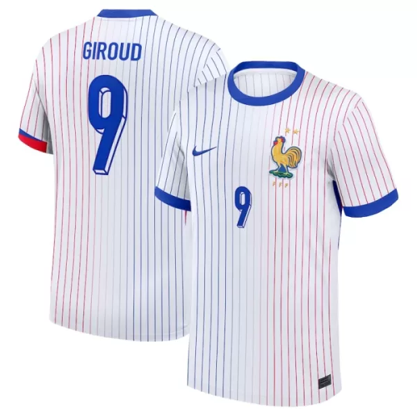 Frankrijk Giroud 9 Shirt Heren Uit EK 2024