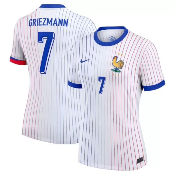 Frankrijk Griezmann 7 Shirt Dames Uit EK 2024