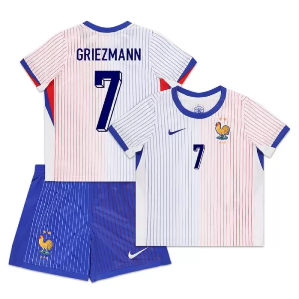 Frankrijk Griezmann 7 Tenue Kind Uit EK 2024