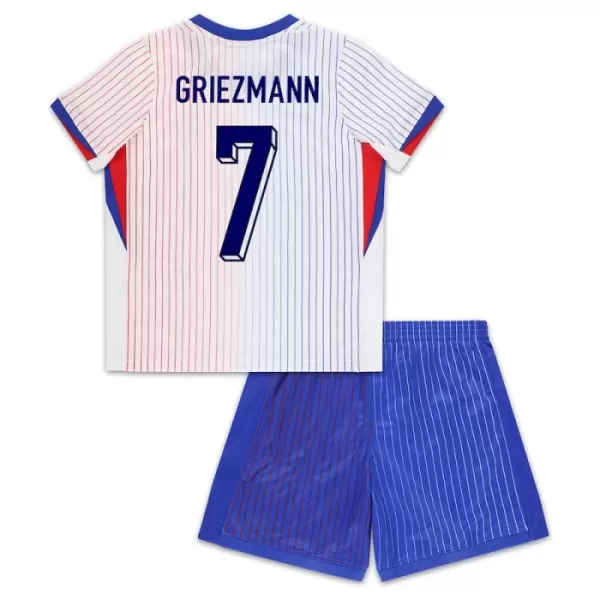 Frankrijk Griezmann 7 Tenue Kind Uit EK 2024