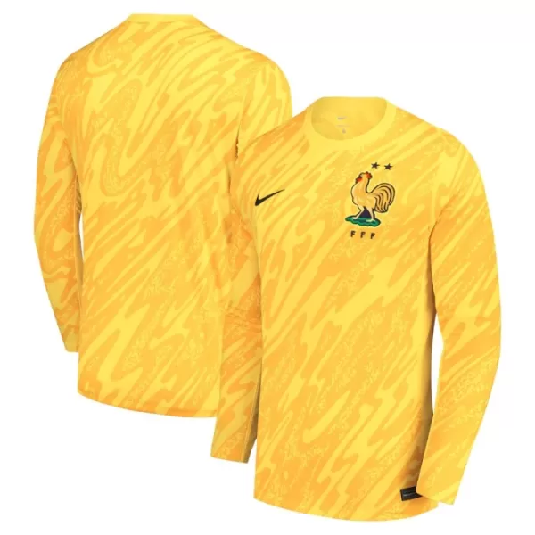 Frankrijk Keeper Shirt Heren EK 2024 Lange Mouw