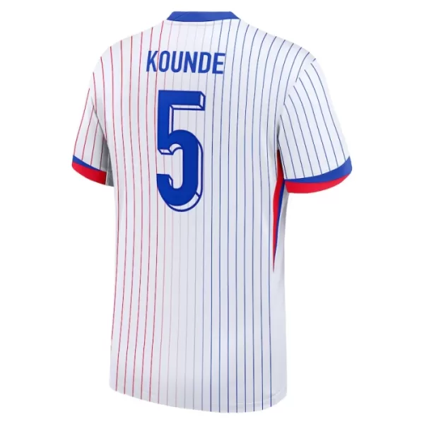 Frankrijk Kounde 5 Shirt Heren Uit EK 2024