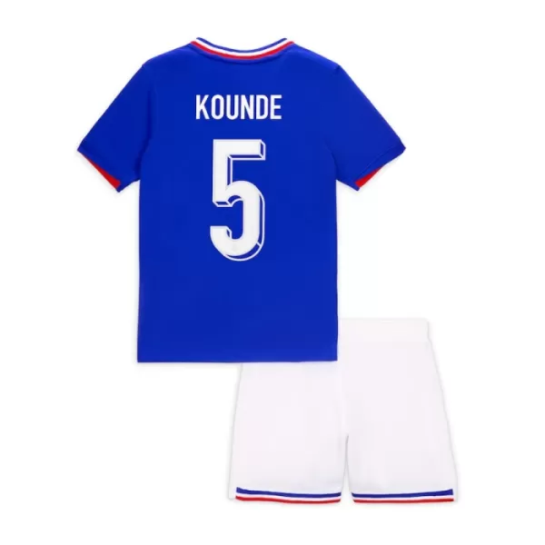 Frankrijk Kounde 5 Tenue Kind Thuis EK 2024