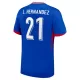 Frankrijk L. Hernandez 21 Shirt Heren Thuis EK 2024