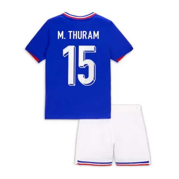 Frankrijk M. Thuram 15 Tenue Kind Thuis EK 2024