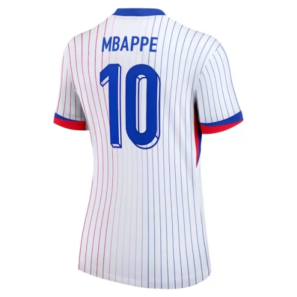 Frankrijk Mbappé 10 Shirt Dames Uit EK 2024