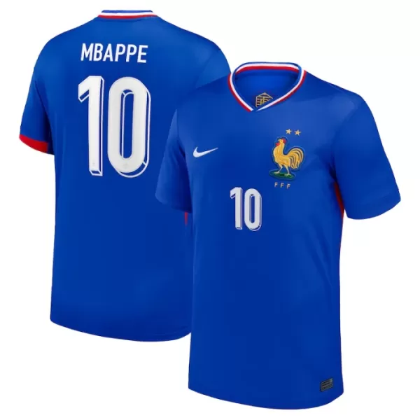 Frankrijk Mbappé 10 Shirt Heren Thuis EK 2024