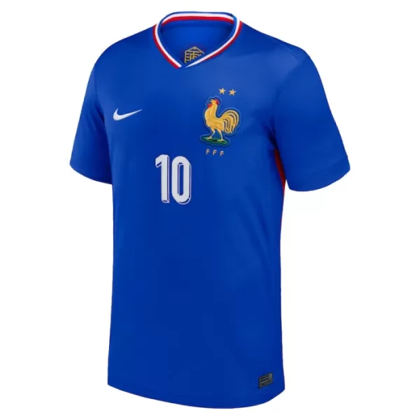 Frankrijk Mbappé 10 Shirt Heren Thuis EK 2024