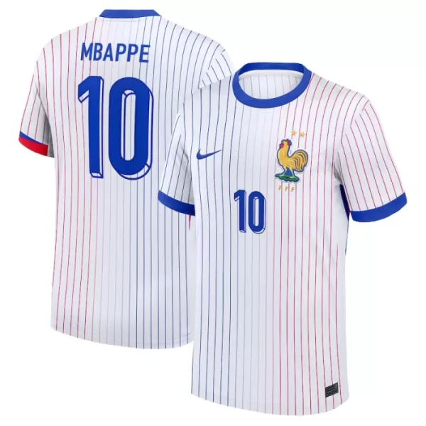 Frankrijk Mbappé 10 Shirt Heren Uit EK 2024