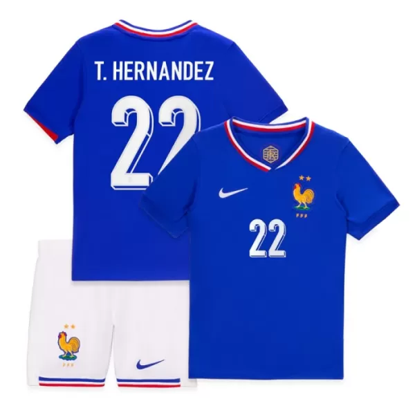 Frankrijk T. Hernandez 22 Tenue Kind Thuis EK 2024