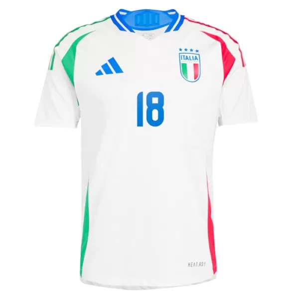 Italië Barella 18 Shirt Heren Uit EK 2024