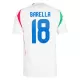 Italië Barella 18 Shirt Heren Uit EK 2024