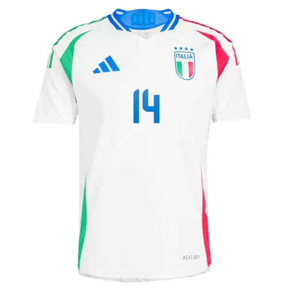 Italië Chiesa 14 Shirt Heren Uit EK 2024