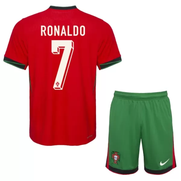 Portugal Ronaldo 7 Tenue Kind Thuis EK 2024