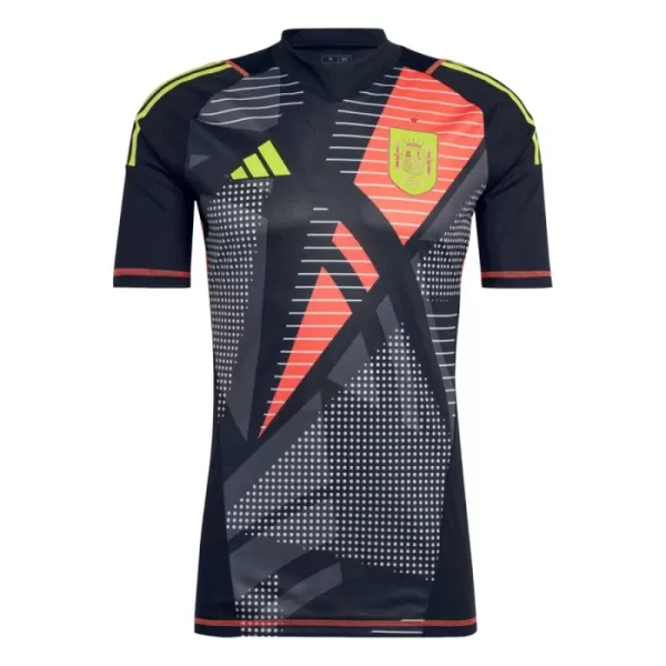 Spanje Keeper Shirt Heren EK 2024 Zwarte