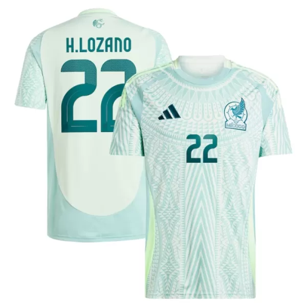 Mexico Hirving Lozano 22 Shirt Heren Uit 2024