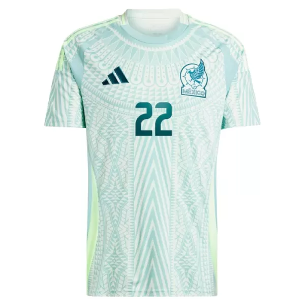 Mexico Hirving Lozano 22 Shirt Heren Uit 2024