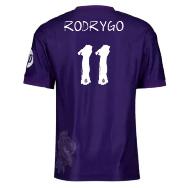 Real Madrid Rodrygo 11 Shirt Heren Vierde 2023/24