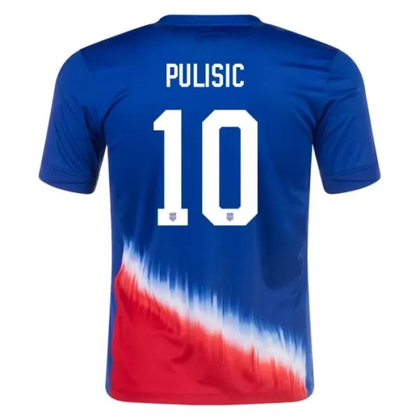 USA Pulisic 10 Shirt Heren Uit 2024