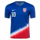 USA Pulisic 10 Shirt Heren Uit 2024