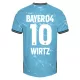 Bayer Leverkusen Florian Wirtz 10 Shirt Heren Derde 2023/24