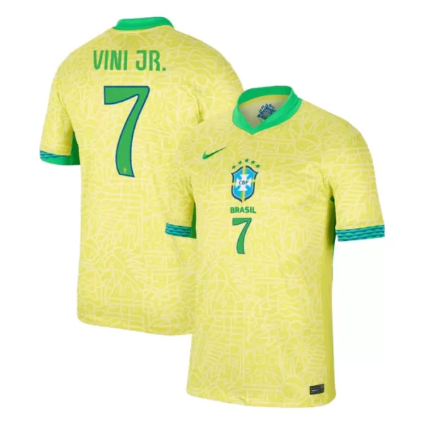 Brazilië Vini JR 7 Shirt Heren Thuis 2024