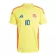 Colombia James Rodriguez 10 Shirt Heren Thuis 2024