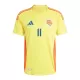 Colombia Juan Cuadrado 11 Shirt Heren Thuis 2024