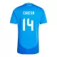 Italië Federico Chiesa 14 Shirt Heren Thuis EK 2024