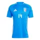 Italië Federico Chiesa 14 Shirt Heren Thuis EK 2024