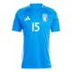 Italië Giorgio Scalvini 15 Shirt Heren Thuis EK 2024