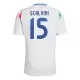 Italië Giorgio Scalvini 15 Shirt Heren Uit EK 2024