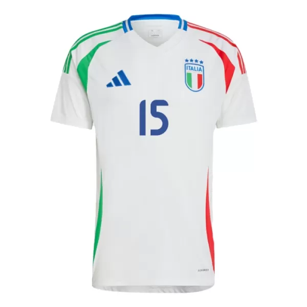 Italië Giorgio Scalvini 15 Shirt Heren Uit EK 2024