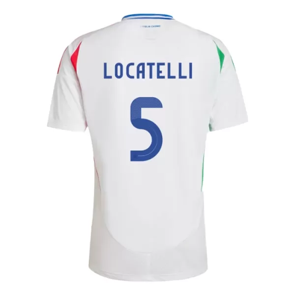 Italië Manuel Locatelli 5 Shirt Heren Uit EK 2024