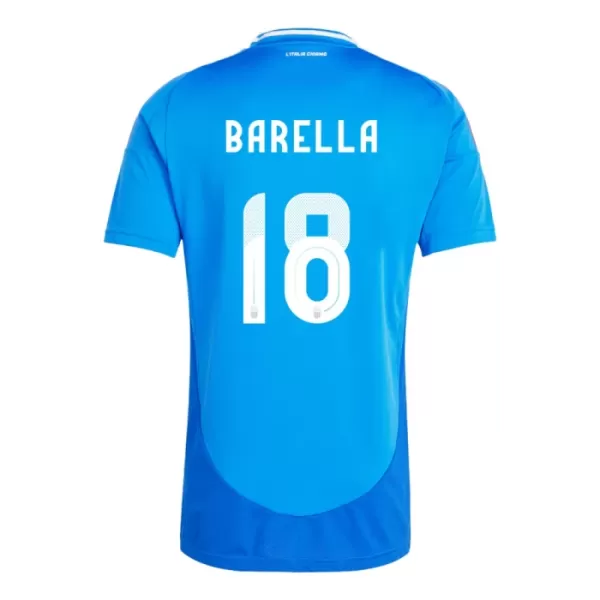 Italië Nicolo Barella 18 Shirt Heren Thuis EK 2024