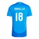 Italië Nicolo Barella 18 Shirt Heren Thuis EK 2024