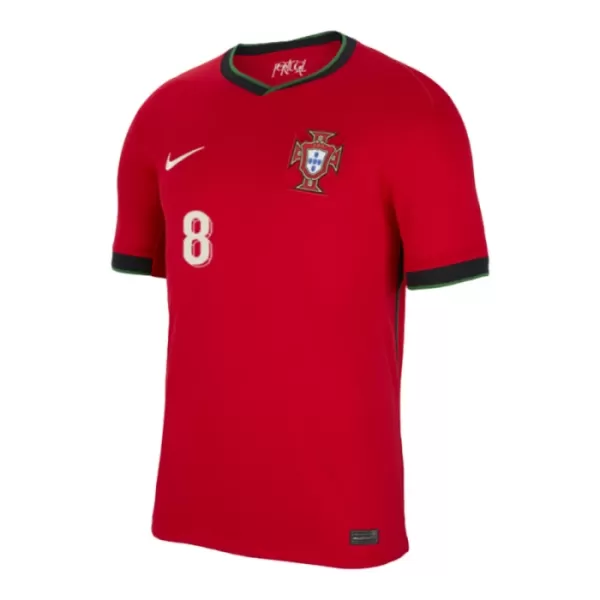 Portugal Bruno Fernandes 8 Shirt Heren Thuis EK 2024