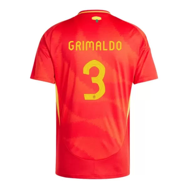 Spanje Alejandro Grimaldo 3 Shirt Heren Thuis EK 2024