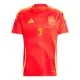 Spanje Alejandro Grimaldo 3 Shirt Heren Thuis EK 2024