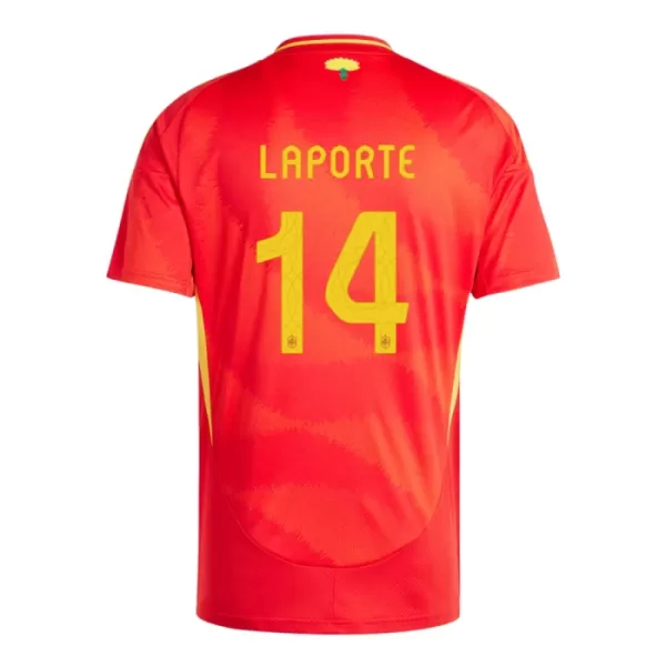 Spanje Aymeric Laporte 14 Shirt Heren Thuis EK 2024