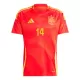 Spanje Aymeric Laporte 14 Shirt Heren Thuis EK 2024